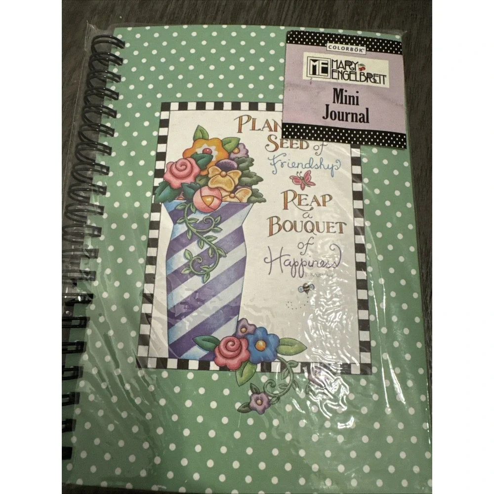 Lot of Mary Engelbreit NEW , 2 Journals, Ribbon Notes, Remembrance Small Book